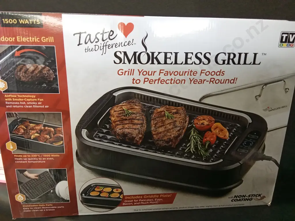 TASTE THE DIFFERENCE SMOKELESS GRILL Image 1++