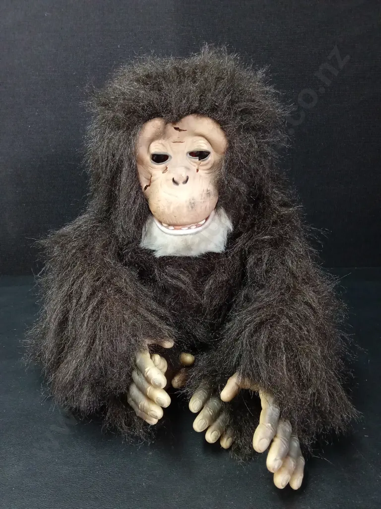 VINTAGE INTERACTIVE FURREAL FRIENDS CUDDLE CHIMP Image 1++