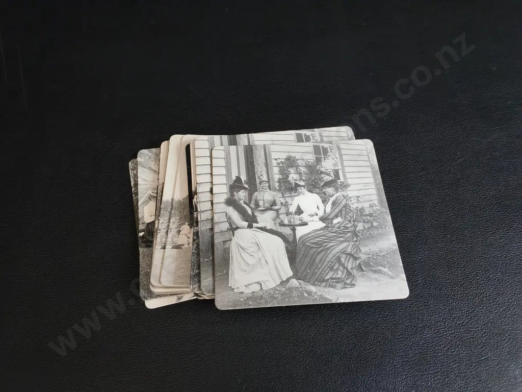 VINTAGE 1993 BELL TEA COASTERS, "WOMEN'S SUFFRAGE 100 YEARS" SERIES Image 1++