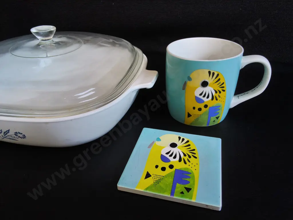 MIX OF KITCHENWARE, 5 PIECES, WIDEST W 25 CM Image 1++