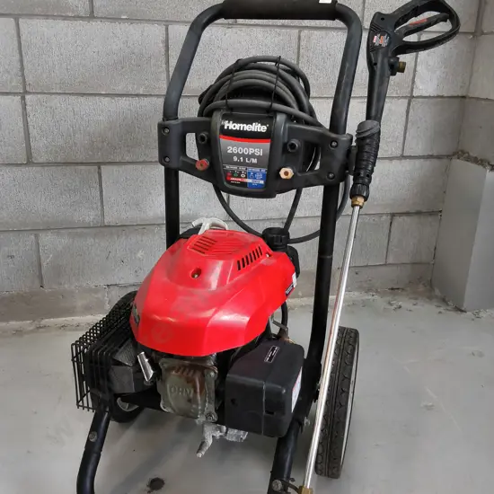 HOMELITE 2600 PSI 4 STROKE PETROL PRESSURE WASHER