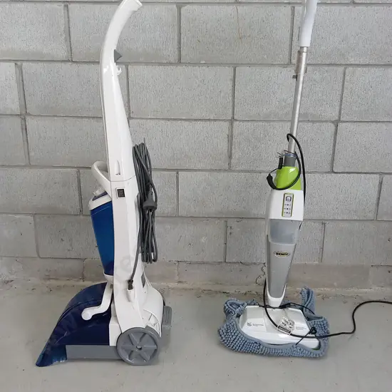 WORKING CARPET CLEANER AND STEAM MOP