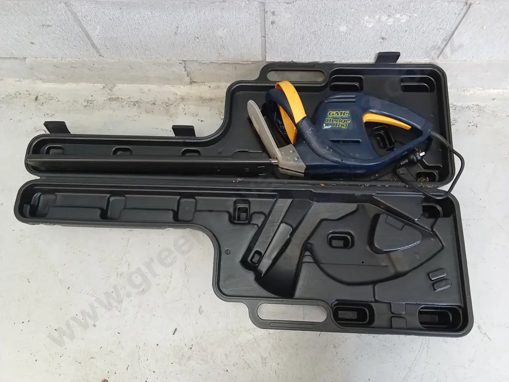 ELECTRIC GMC HEDGE HOG TRIMMER IN CASE, WORKING Image 1++