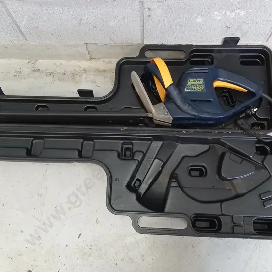 ELECTRIC GMC HEDGE HOG TRIMMER IN CASE, WORKING
