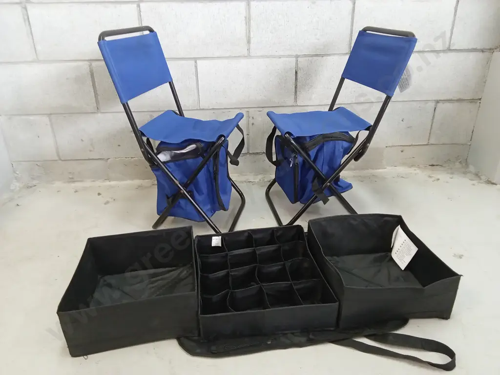 CAMPING STORAGE CHAIRS AND BOXES Image 1++