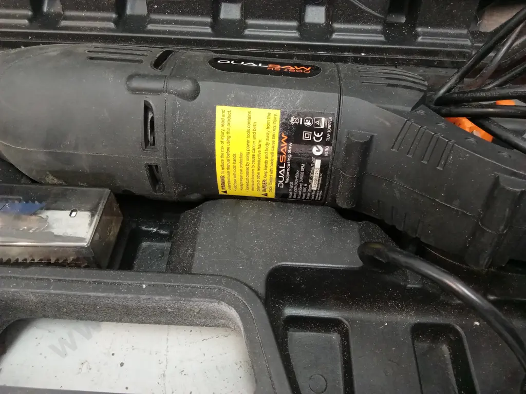 THREE POWER TOOLS IN CASES (TESTED WORKING EXCEPT NAIL GUN) Image 1++
