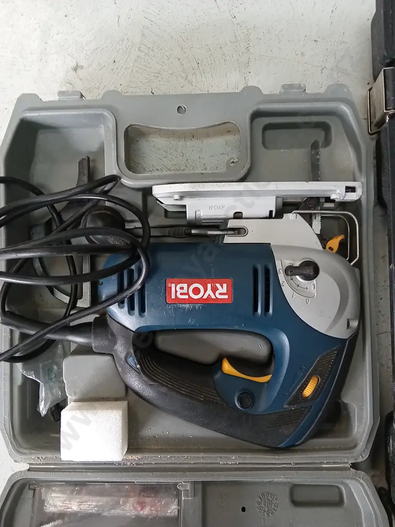 THREE POWER TOOLS IN CASES (TESTED WORKING EXCEPT NAIL GUN) Image 1++
