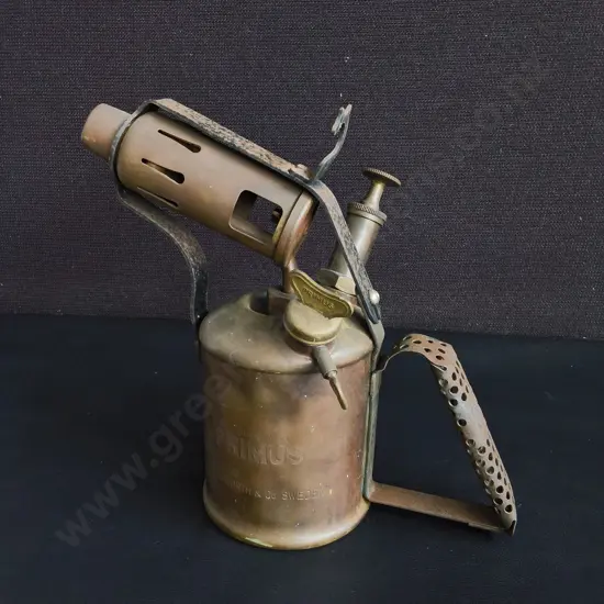 VINTAGE PRIMUS BRASS PARAFFIN/KEROSENE BLOWTORCH