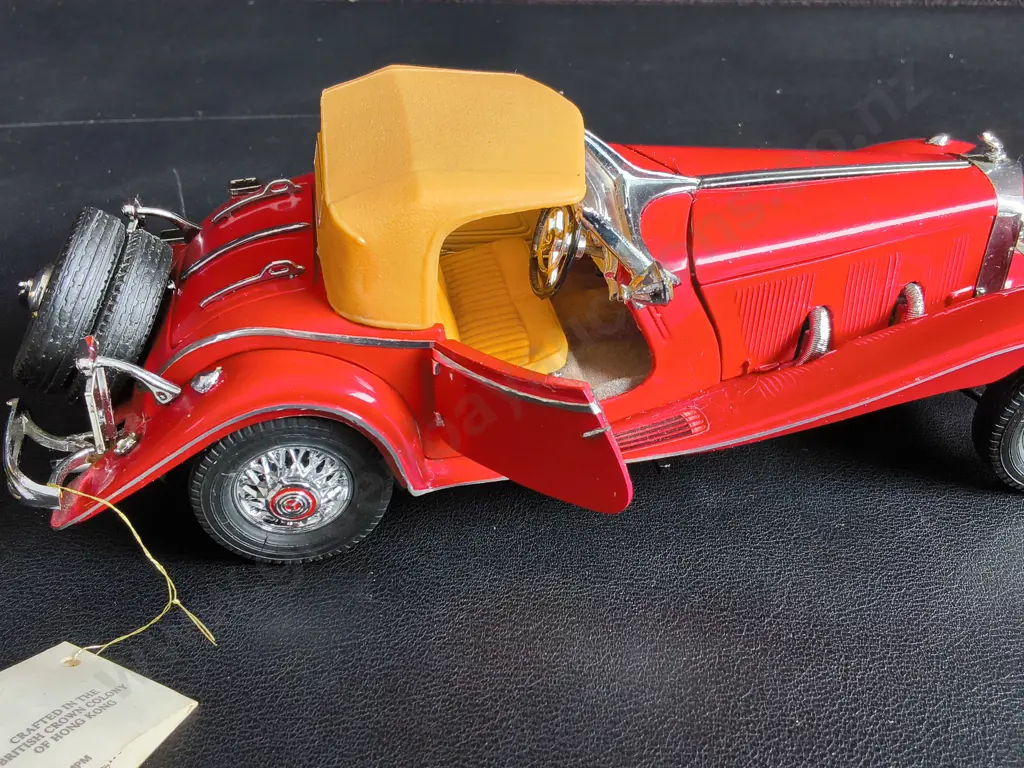 1983 FRANKLIN MINT 1:24 SCALE DIECAST 1935 MERCEDES-BENZ 500K SPECIAL ROADSTER Image 1++