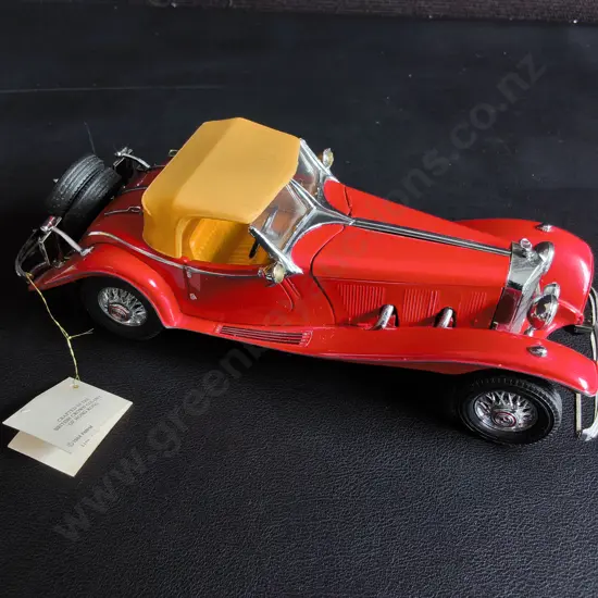 1983 FRANKLIN MINT 1:24 SCALE DIECAST 1935 MERCEDES-BENZ 500K SPECIAL ROADSTER