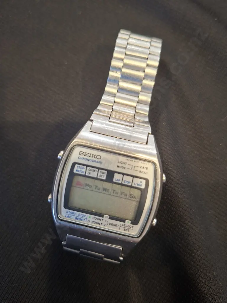 WATCH SEIKO A127-5029A DIGITAL CHRONOGRAPH Image 1++