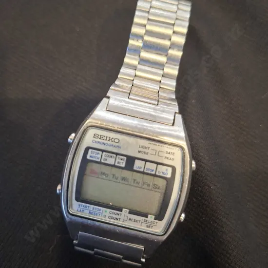 WATCH SEIKO A127-5029A DIGITAL CHRONOGRAPH