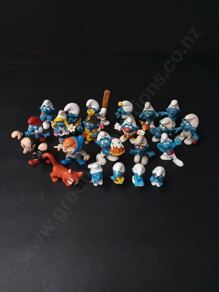 22 VINTAGE SMURFS TALLEST H6.5CM Image 1++