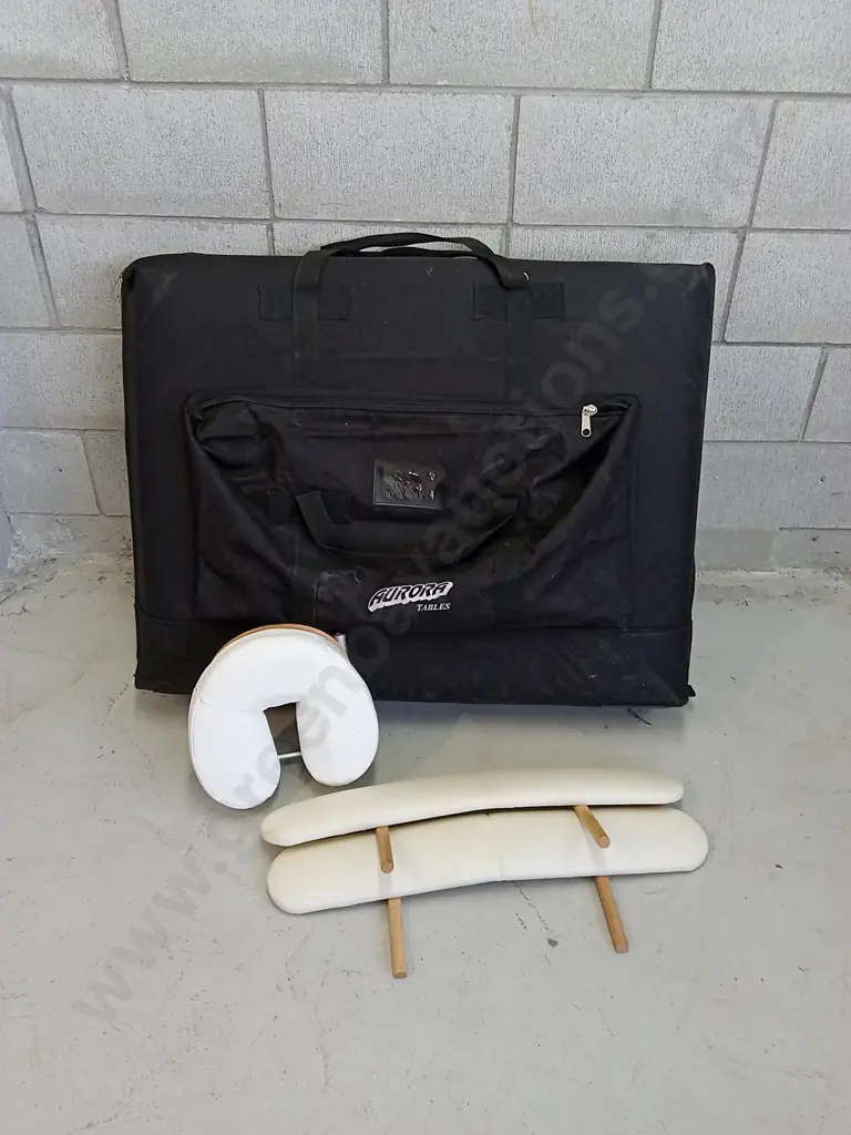FULLY ADJUSTABLE MASSAGE TABLE WITH CASE, H 75CM X L 185CM X W 69CM Image 1++