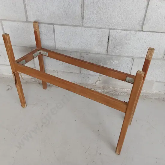 VINTAGE MID-CENTURY PLANTER BOX FRAME, H 56CM X W 76CM X D 28CM