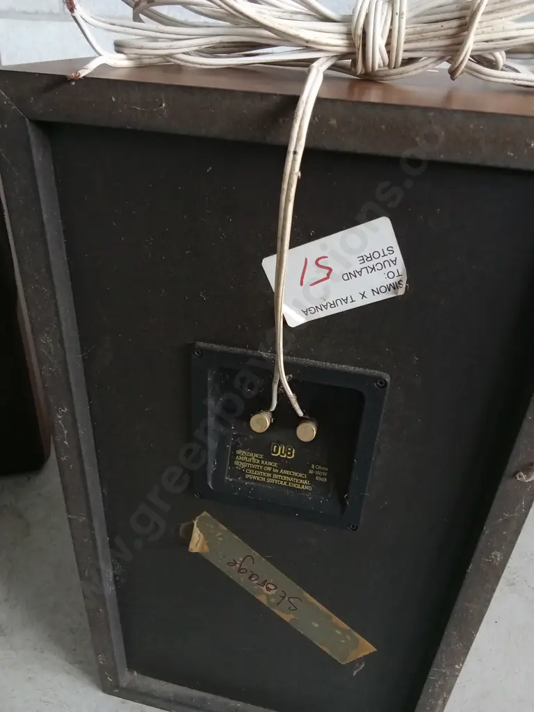 PAIR OF CELESTION SPEAKERS Image 1++