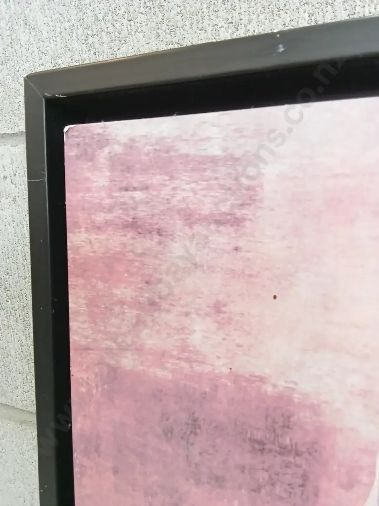 FRAMED ABSTRACT ART PIECE, 74CM X 74CM Image 1++