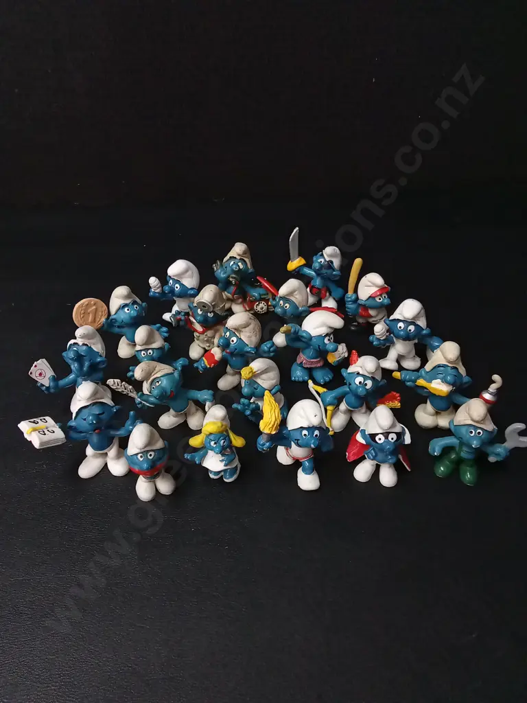 22 VINTAGE SMURFS TALLEST H6CM Image 1++