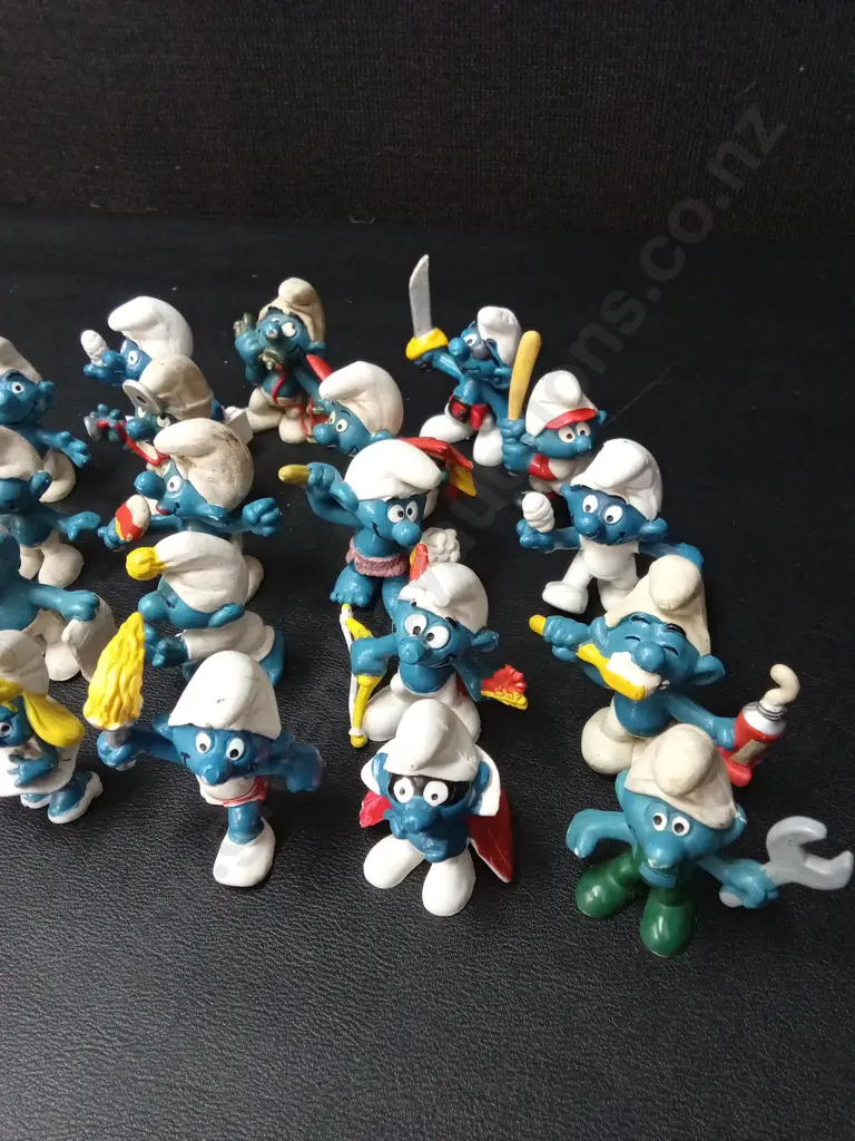 22 VINTAGE SMURFS TALLEST H6CM Image 1++