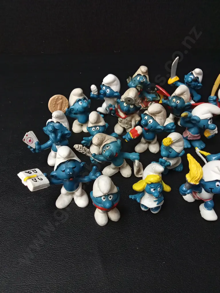 22 VINTAGE SMURFS TALLEST H6CM Image 1++