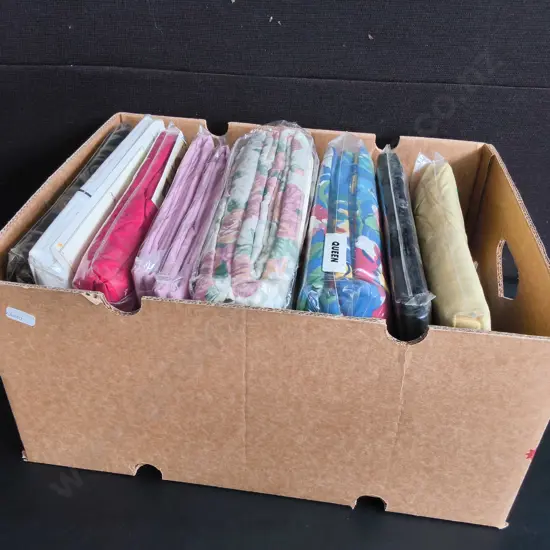BOX OF BRAND NEW BED LINEN