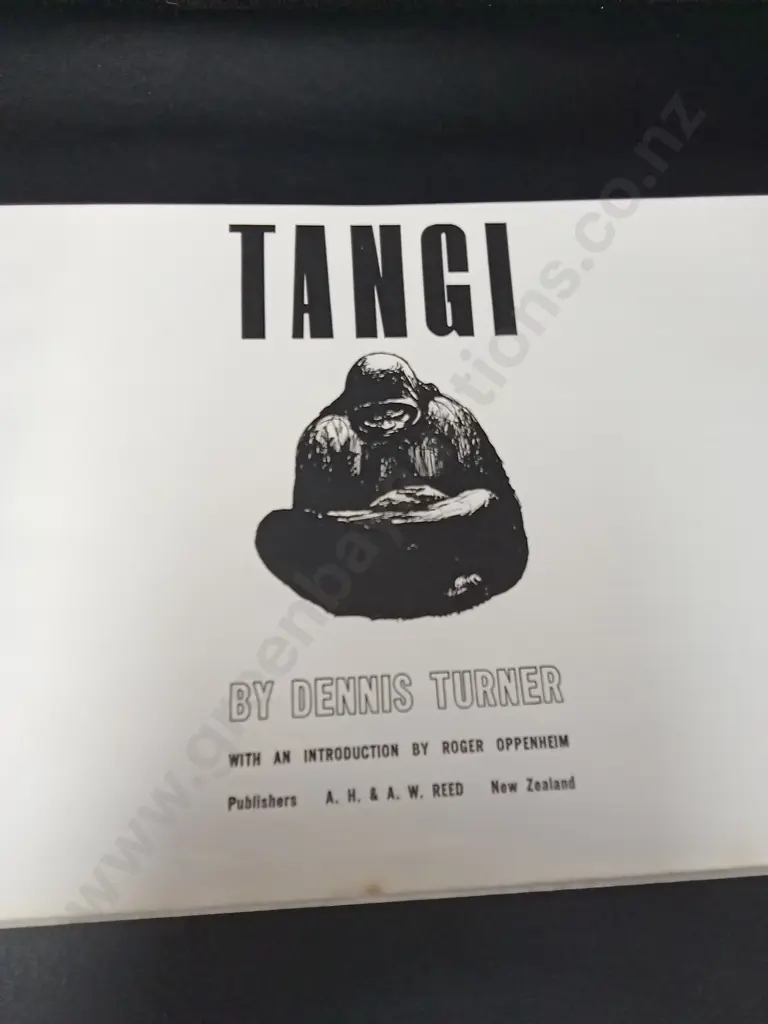 SIGNED 1963 FIRST EDITION BOOK TANGI BY DENNIS TURNER Image 1++