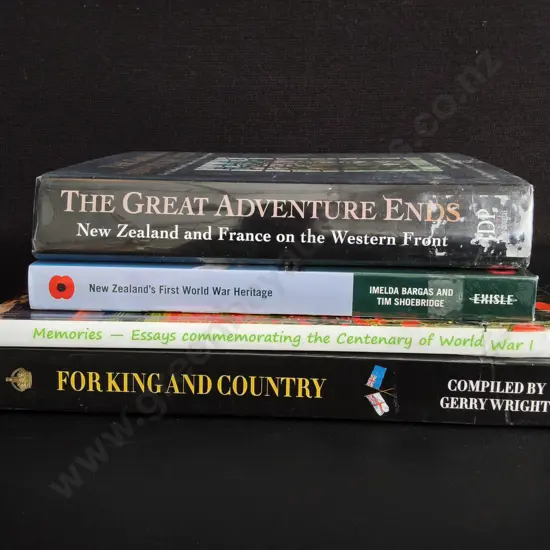 4 BOOKS ON NZ MILITARY AND HISTORY