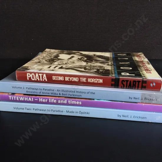 4 NEW ZEALAND BIOGRAPHICAL AND HISTORICAL BOOKS