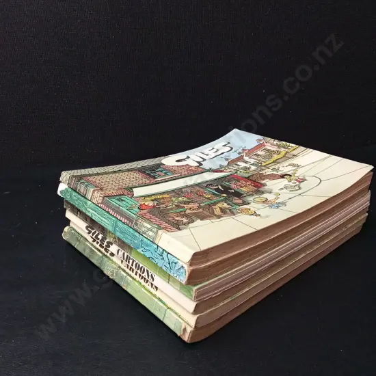 6 VINTAGE GILES BOOKS