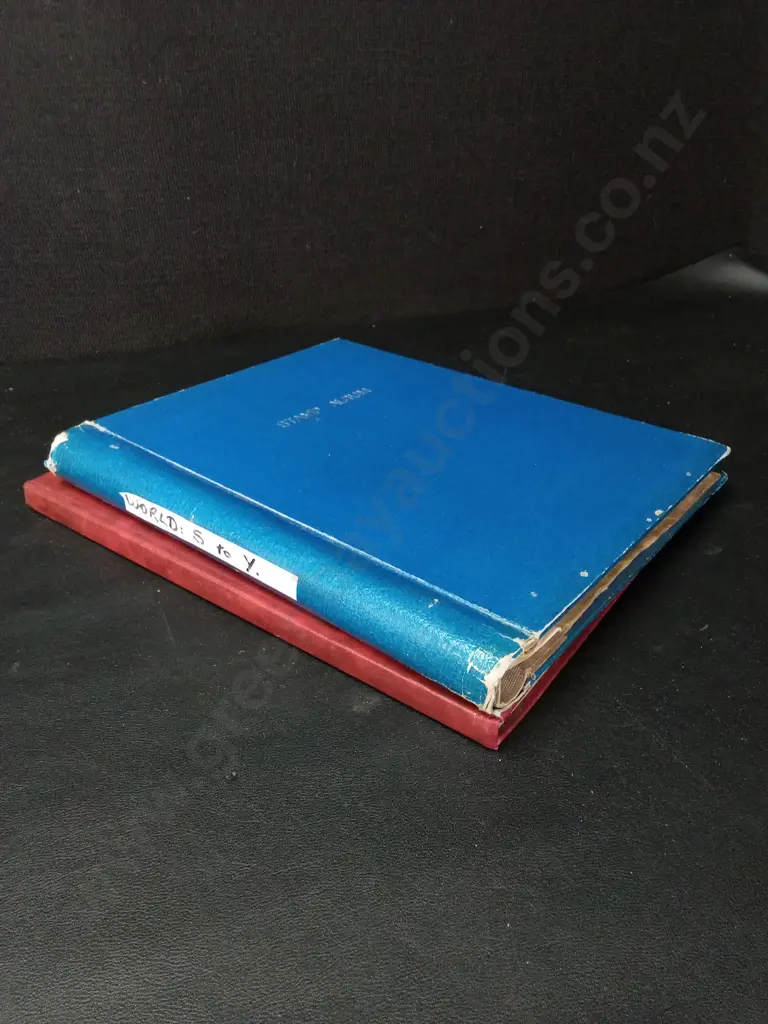 2 STAMP ALBUMS Image 1++