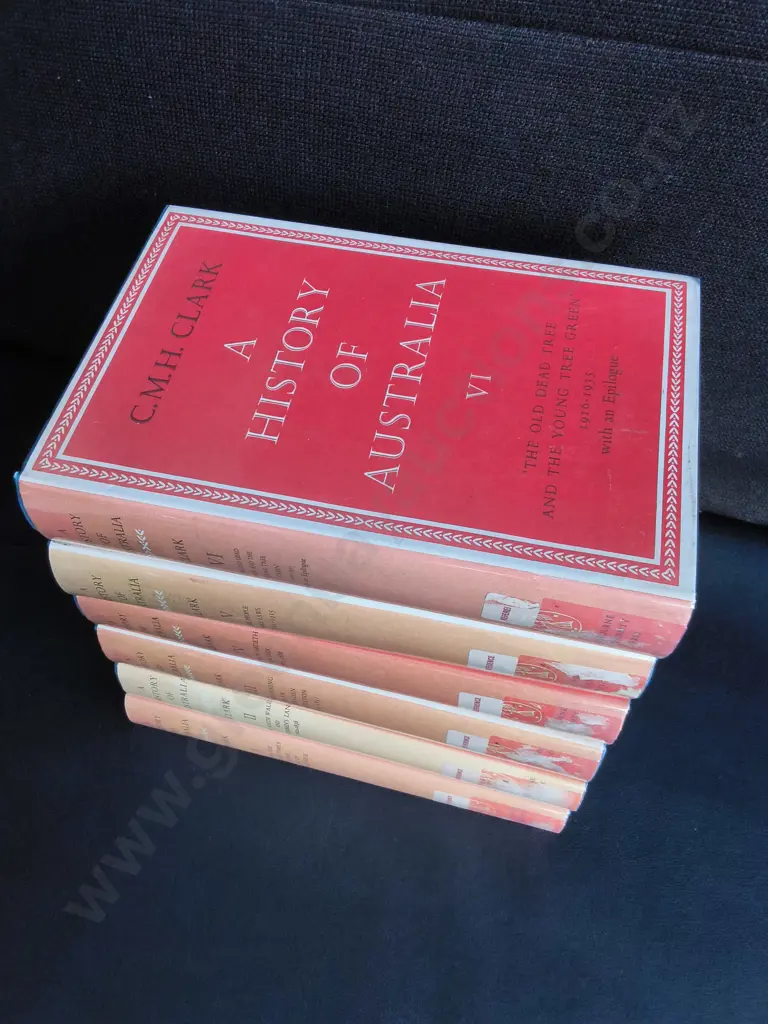 SIX VOLUME SET OF A HISTORY OF AUSTRALIA BY CMH CLARK BOOKS Image 1++