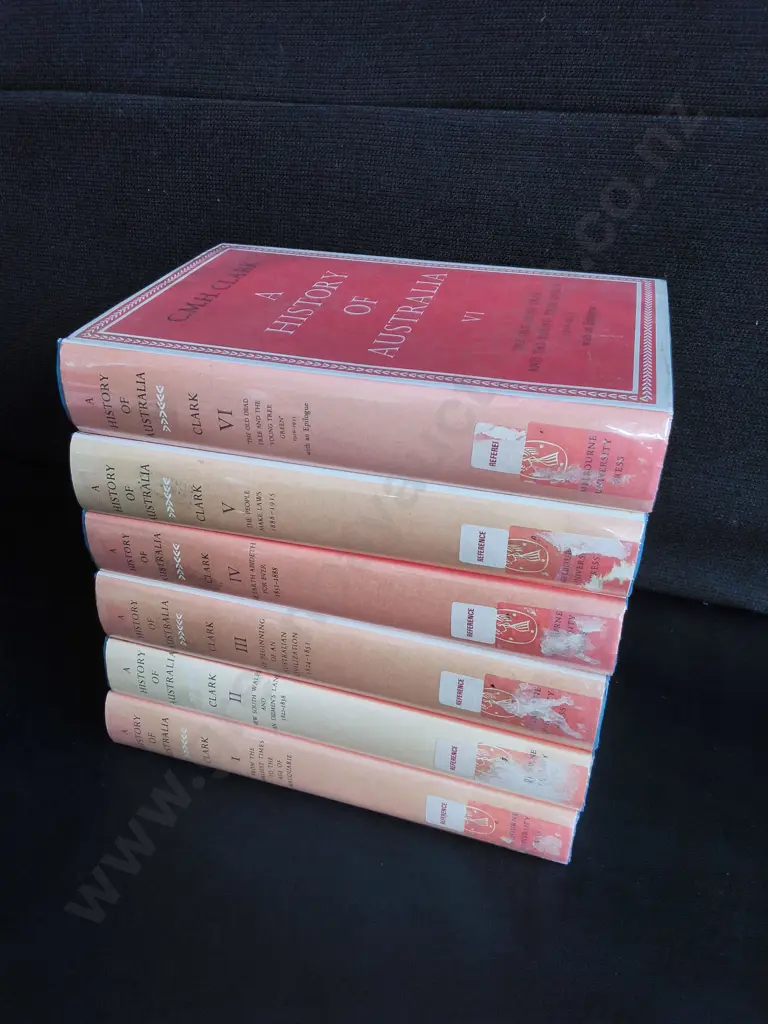 SIX VOLUME SET OF A HISTORY OF AUSTRALIA BY CMH CLARK BOOKS Image 1++