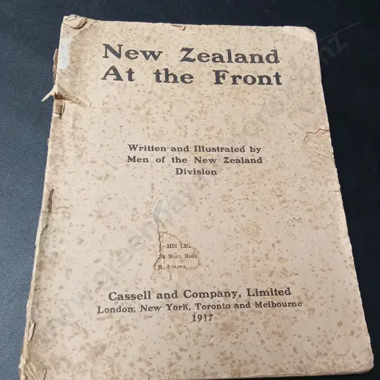 ANTIQUE NEW ZEALAND AT THE FRONT BOOK