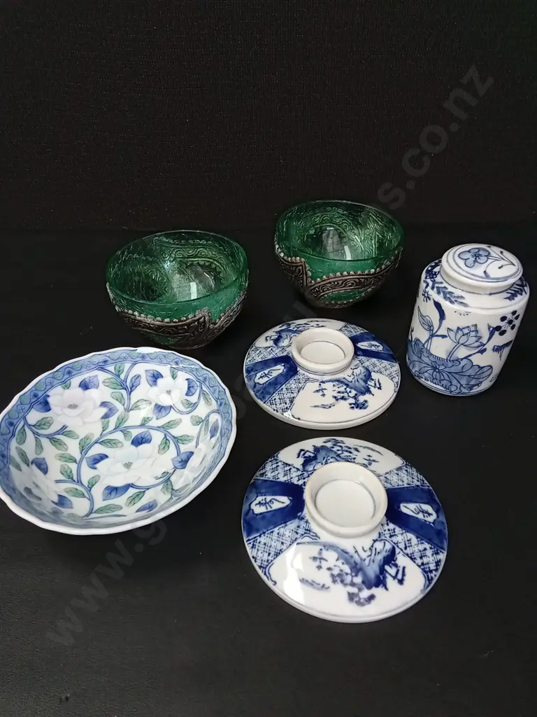 ASSORTED ASIAN DISHES TALLEST H11CM Image 1++