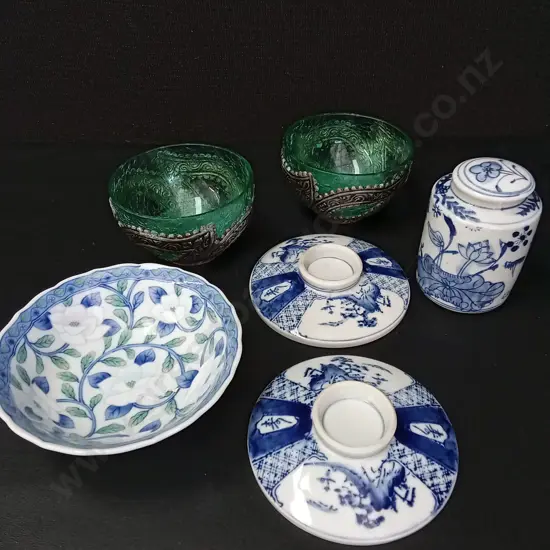 ASSORTED ASIAN DISHES TALLEST H11CM