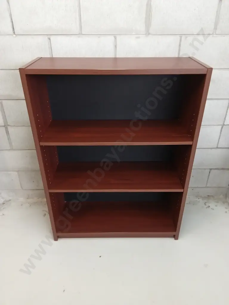 THREE TIER SHEVING UNIT, H 121CM X W 90CM X D 33CM Image 1++