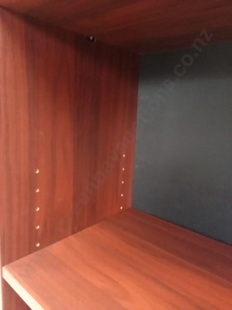THREE TIER SHEVING UNIT, H 121CM X W 90CM X D 33CM Image 1++