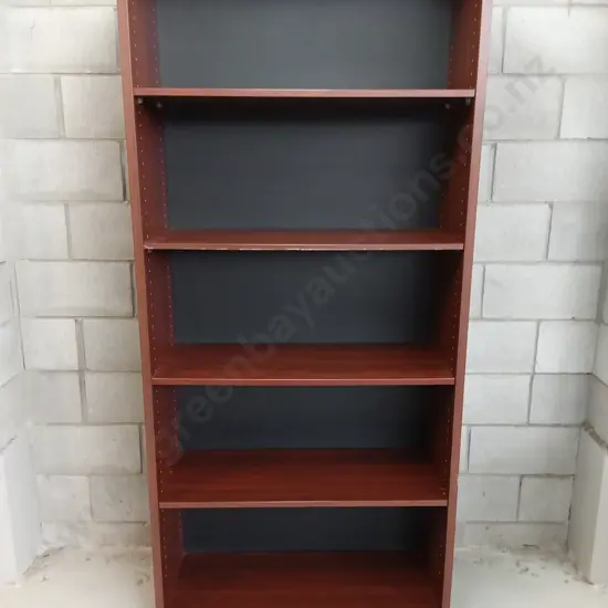 THREE TIER SHEVING UNIT, H 201CM X W 90CM X D 33CM