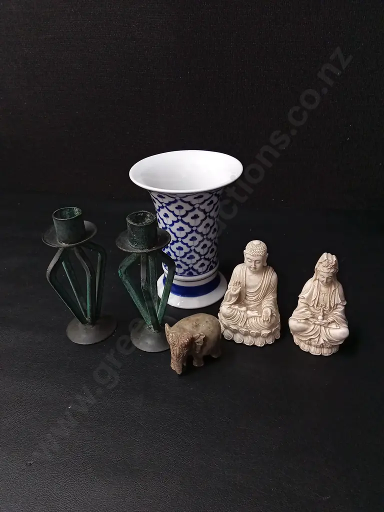 6 DECORATIVE ITEMS TALLEST H14CM Image 1++