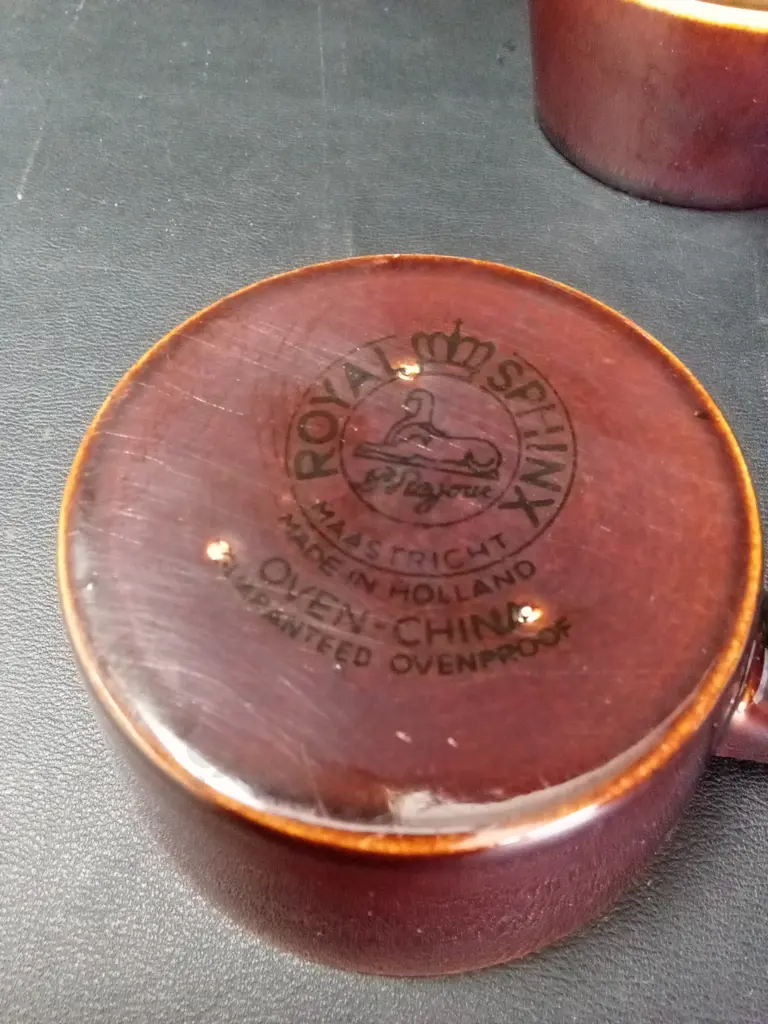 4 ROYAL SPHINX OVEN-CHINA CUPS D9CM Image 1++