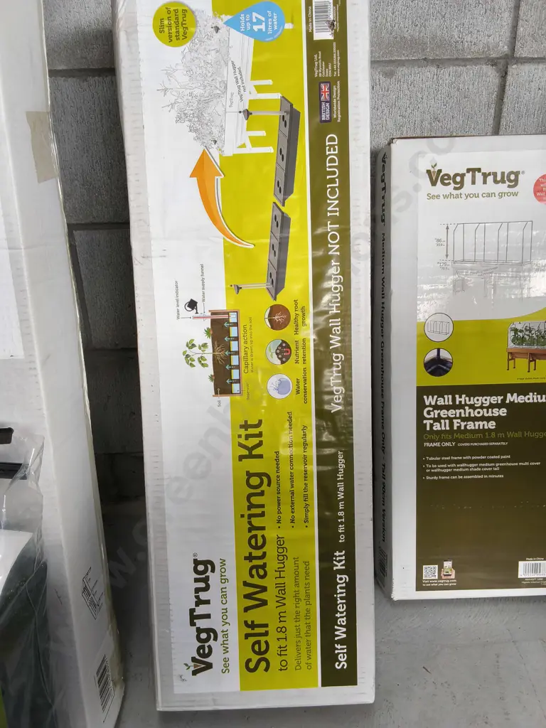 BRAND NEW 1.8M WALL HUGGER, SELF WATERING KIT, GREENHOUSE FRAMES, AND COVERS, VEGTRUG Image 1++