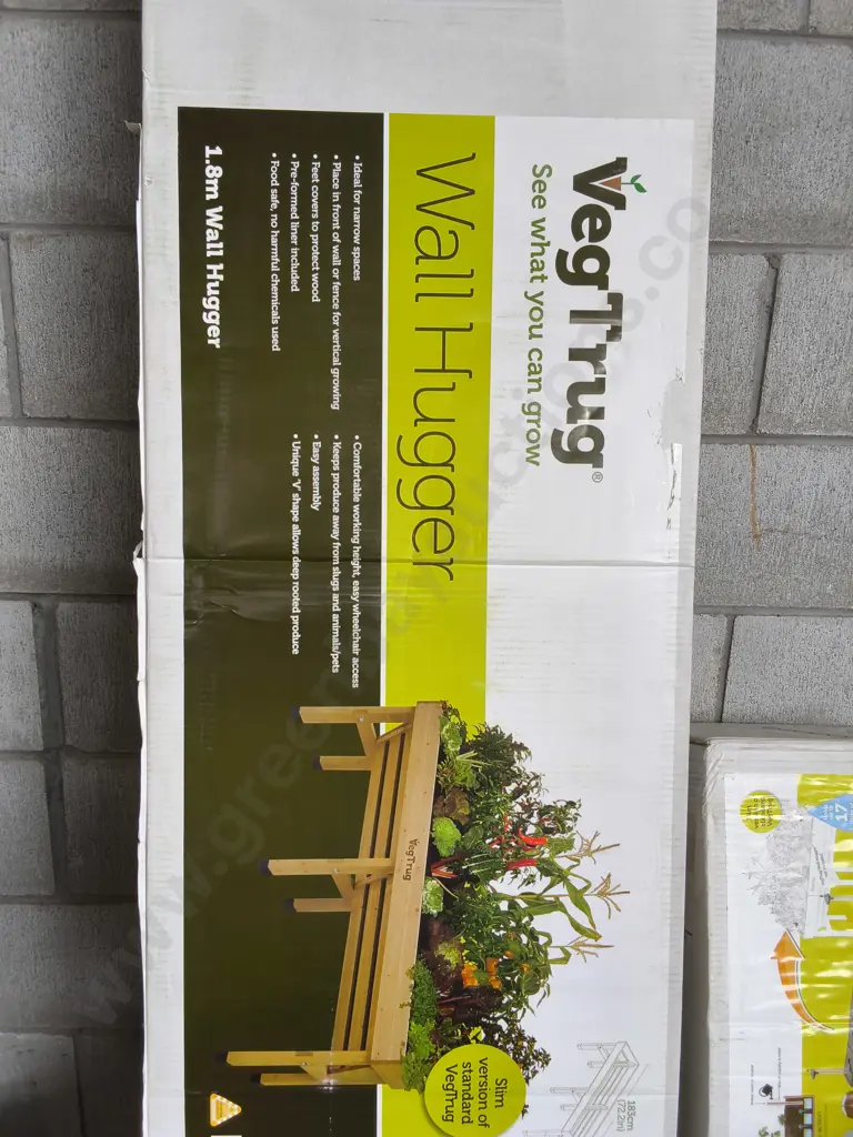 BRAND NEW 1.8M WALL HUGGER, SELF WATERING KIT, GREENHOUSE FRAMES, AND COVERS, VEGTRUG Image 1++