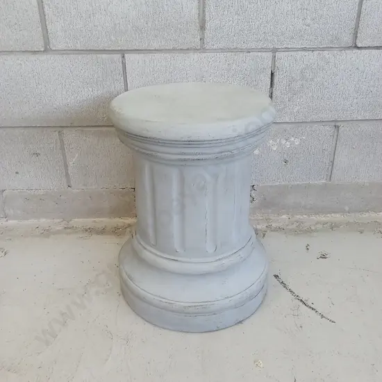 BRAND NEW CIRCLE GARDEN PEDESTAL, H 45CM