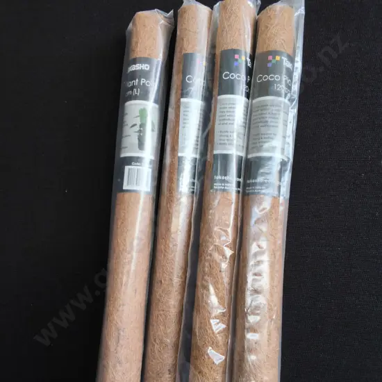 4 BRAND NEW TAKASHO PLANT POLES, 120 CM