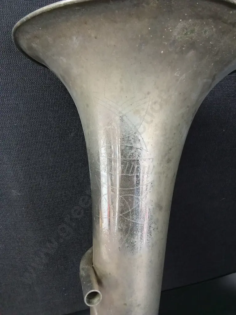VINTAGE BRASS BARATONE HORN (INCOMPLETE) Image 1++
