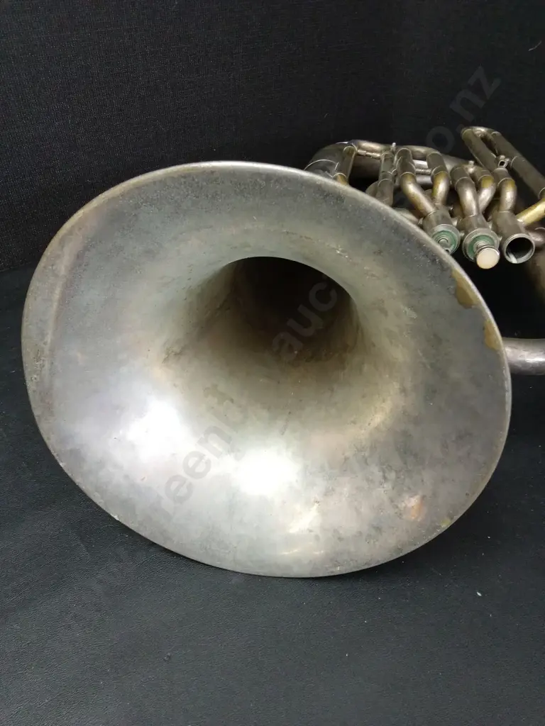 VINTAGE BRASS BARATONE HORN (INCOMPLETE) Image 1++