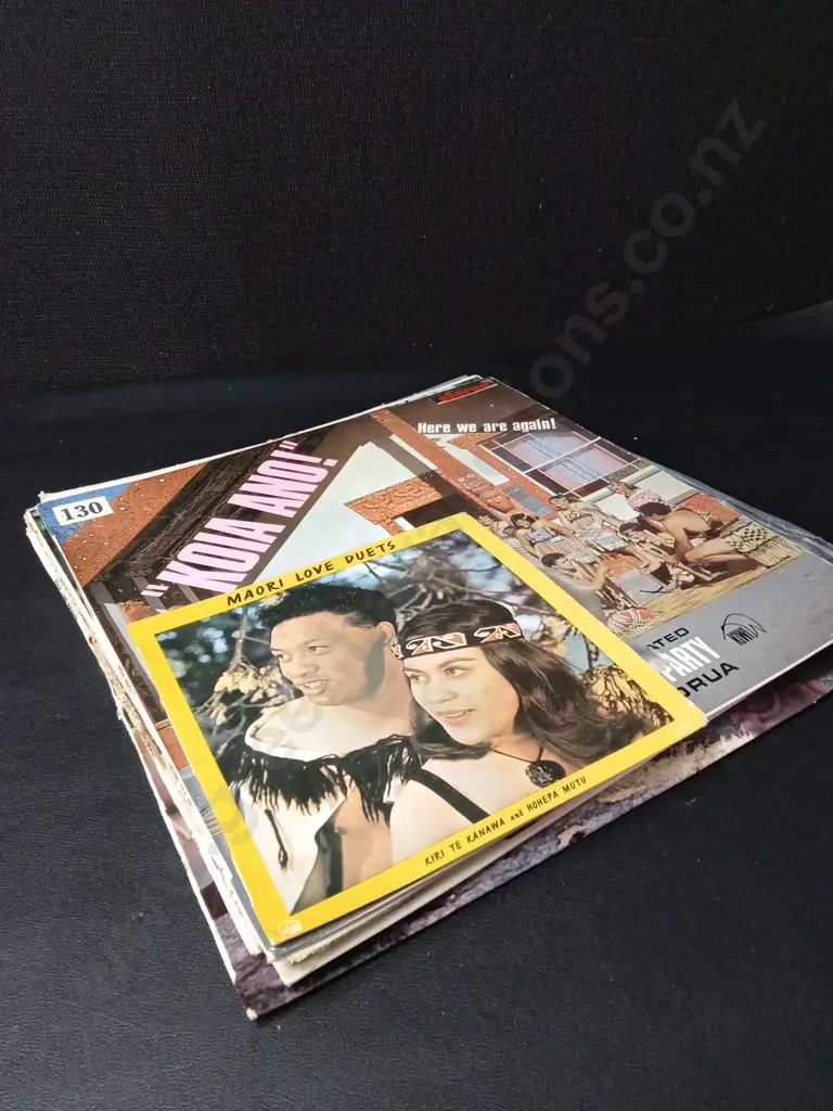 8 MĀORI / POLYNESIAN VINYL RECORDS Image 1++