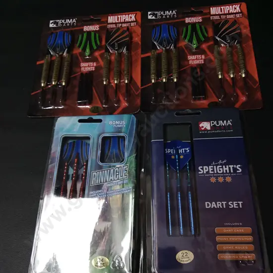4 PACKS OF DARTS