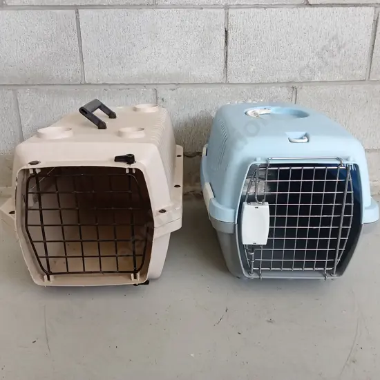 TWO PET CARRIERS
