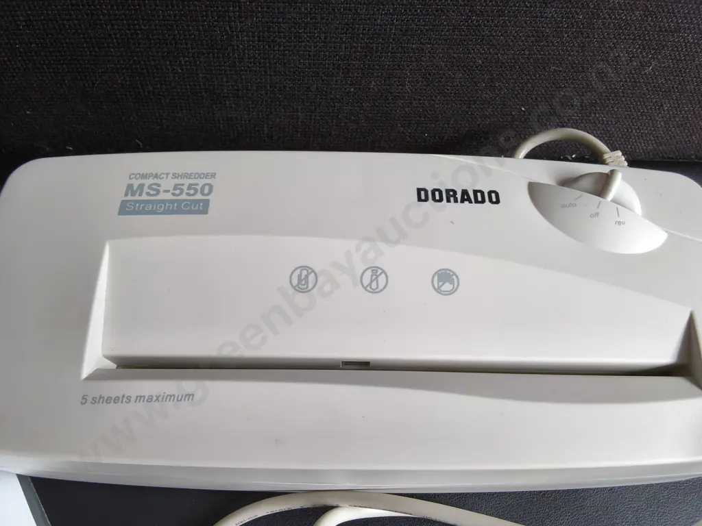 DORADO MS-550 PAPER SHREDDER WITH MANUAL Image 1++